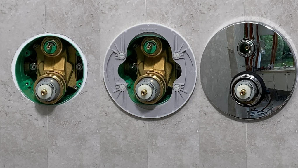 Installing valve control and trim combined