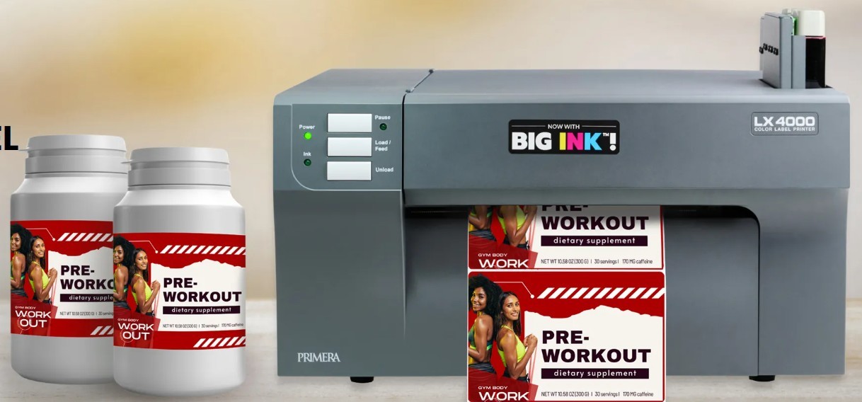 Primera labels and LX4000 printer Primera labels and LX400 color label printer