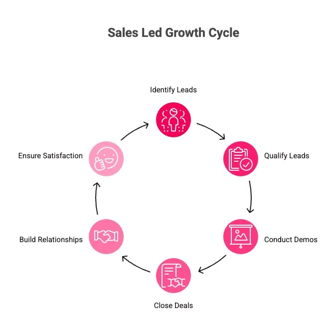 Infographic of What Is Sales Led Growth
