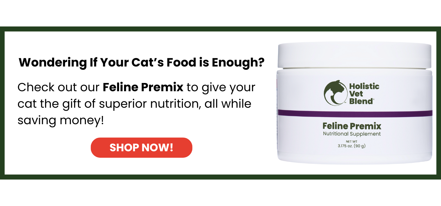 Holistic Vet Blend Feline Premix Product Ad