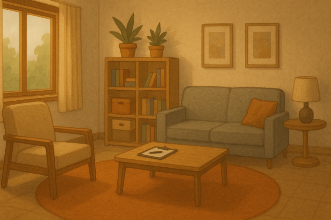 A calm and welcoming child therapy room in Liverpool, where Functional Behaviour Assessments and NDIS consultations take place.