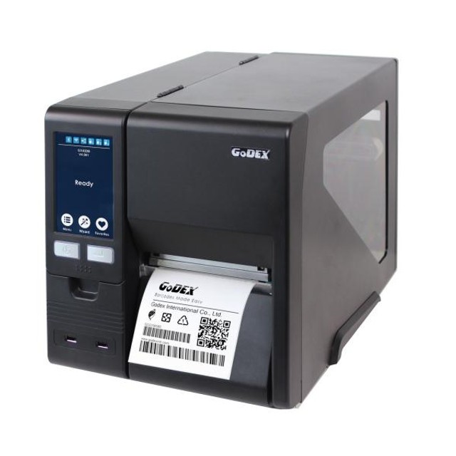 Godex GX4600i 4-Inch Wide  600 dpi Industrial Thermal Transfer Label Printer