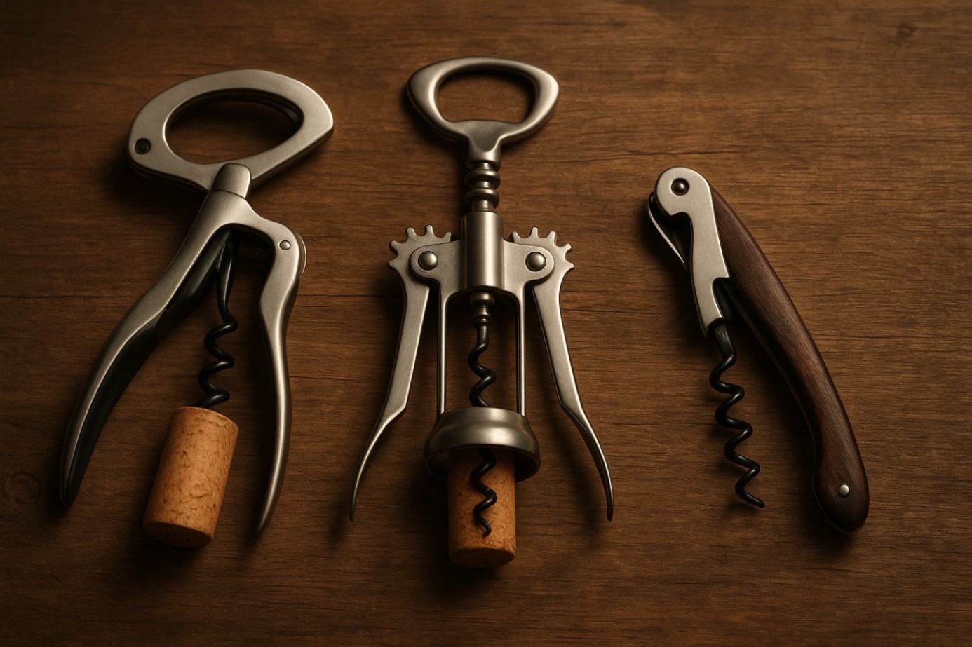 Several Types of Wine Openers