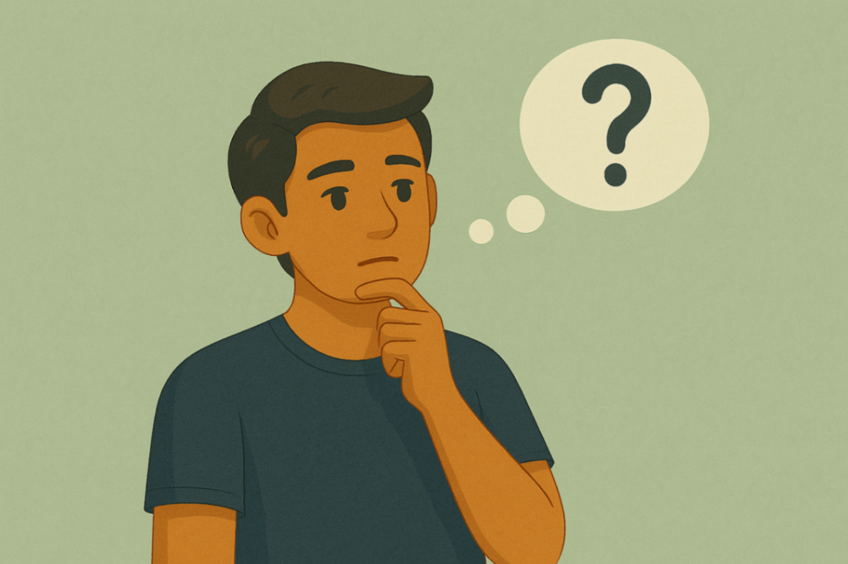 How much does speech therapy cost? Parent thinking with a question mark above their head