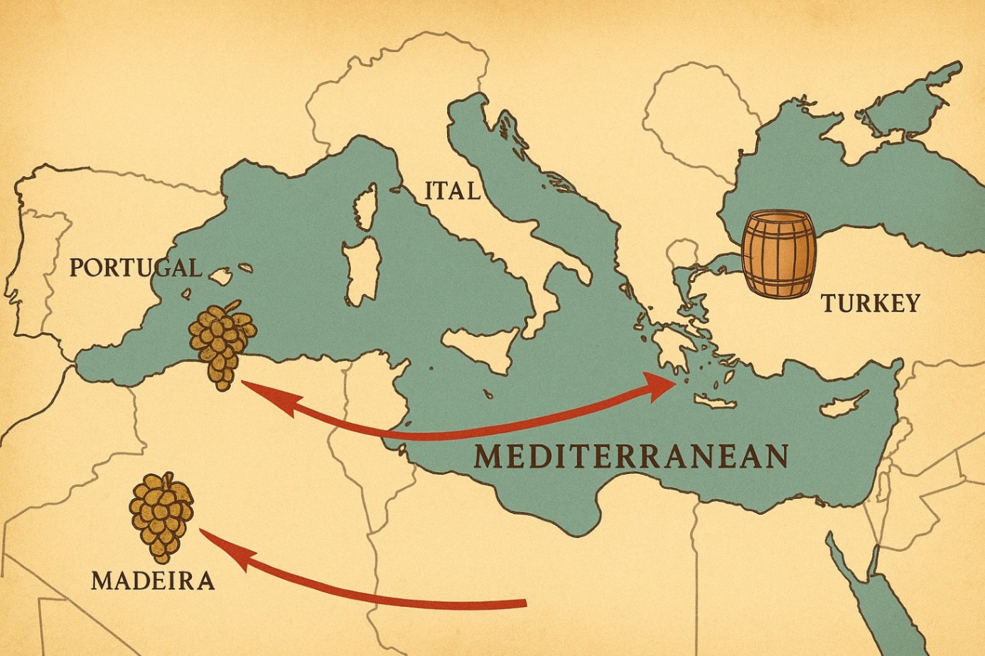 Wine Travels Through the Years
