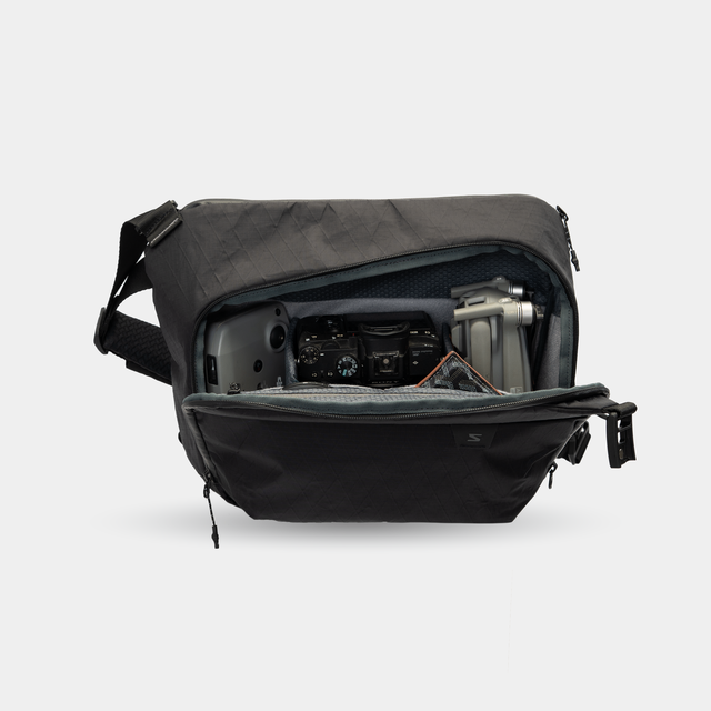 Sakk Sling Bag Open with Gear