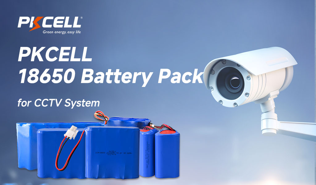 CCTV Sistemi için PKCELL 18650 Pil Paketi