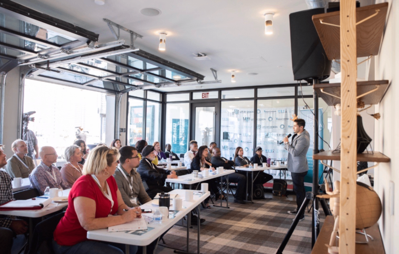 Joseph Wilder leading an Ascend Media workshop for entrepreneurs, sharing insights on marketing, storytelling, and audience growth. Joseph Wilder leading an Ascend Media workshop for entrepreneurs, sharing insights on marketing, storytelling, and audience growth.
