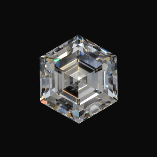 Hexagon Step Cut Diamond