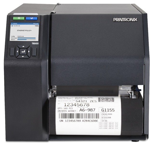 Printronix T8000 6-Inch Wide 300 dpi T8306 Industrial Thermal Transfer Printer