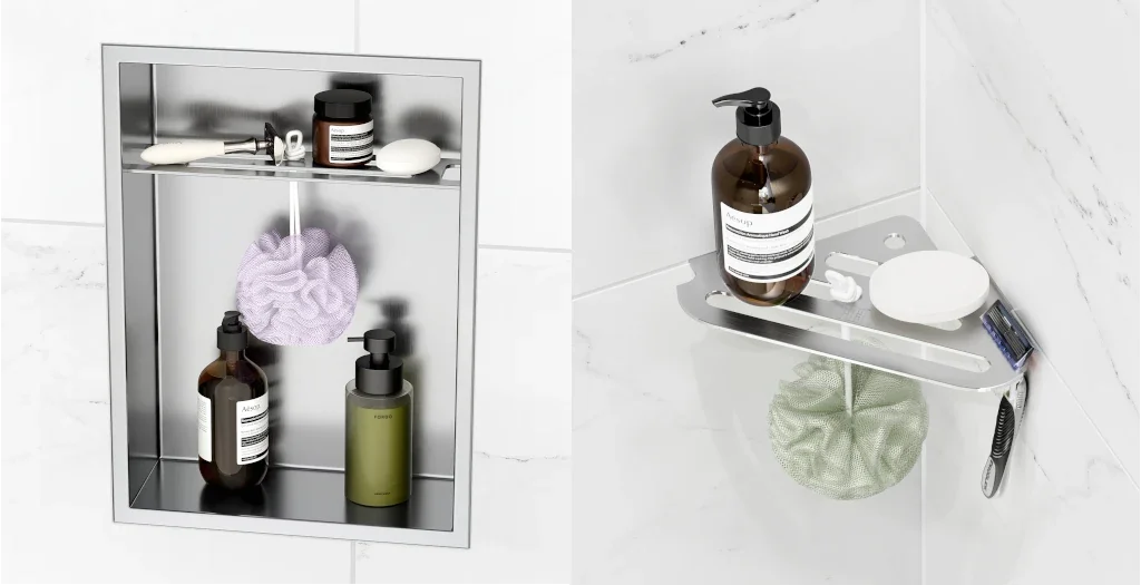 SCS-B and N1014-M on DIY Walk In Shower Post