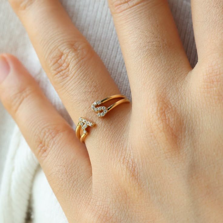 Ring with initials