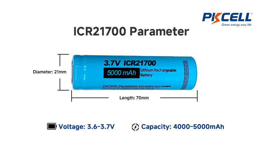 21700 Battery Parameter