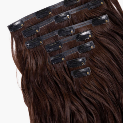 A clip-in hair extension