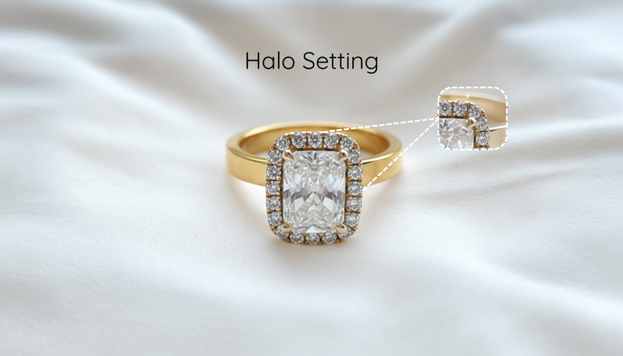 What Is a Halo Engagement Ring?