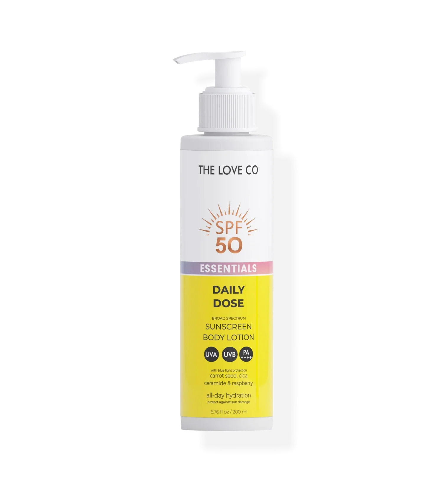 SPF 50 sunscreen Body lotion