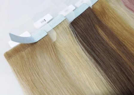 A tape-in hair extension