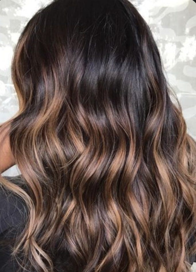 Rich Brown Brunette Balayage