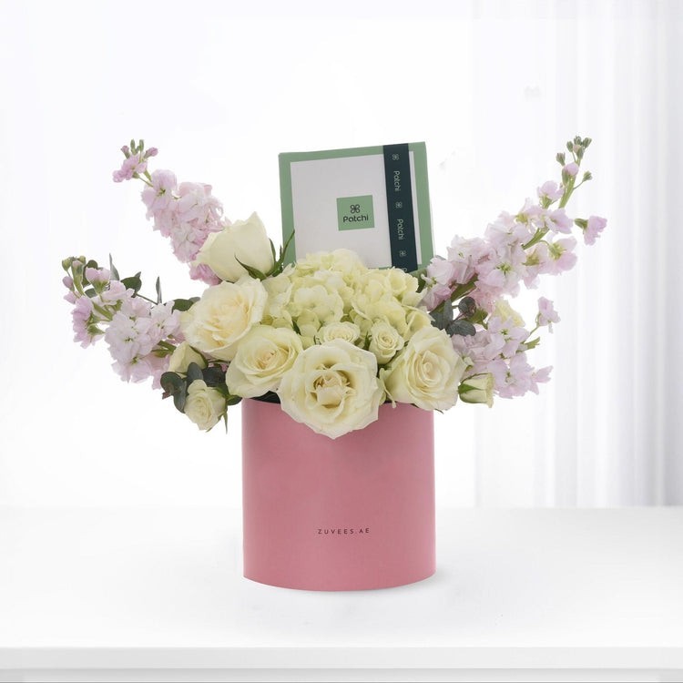 Zuvees white and lavender box combo