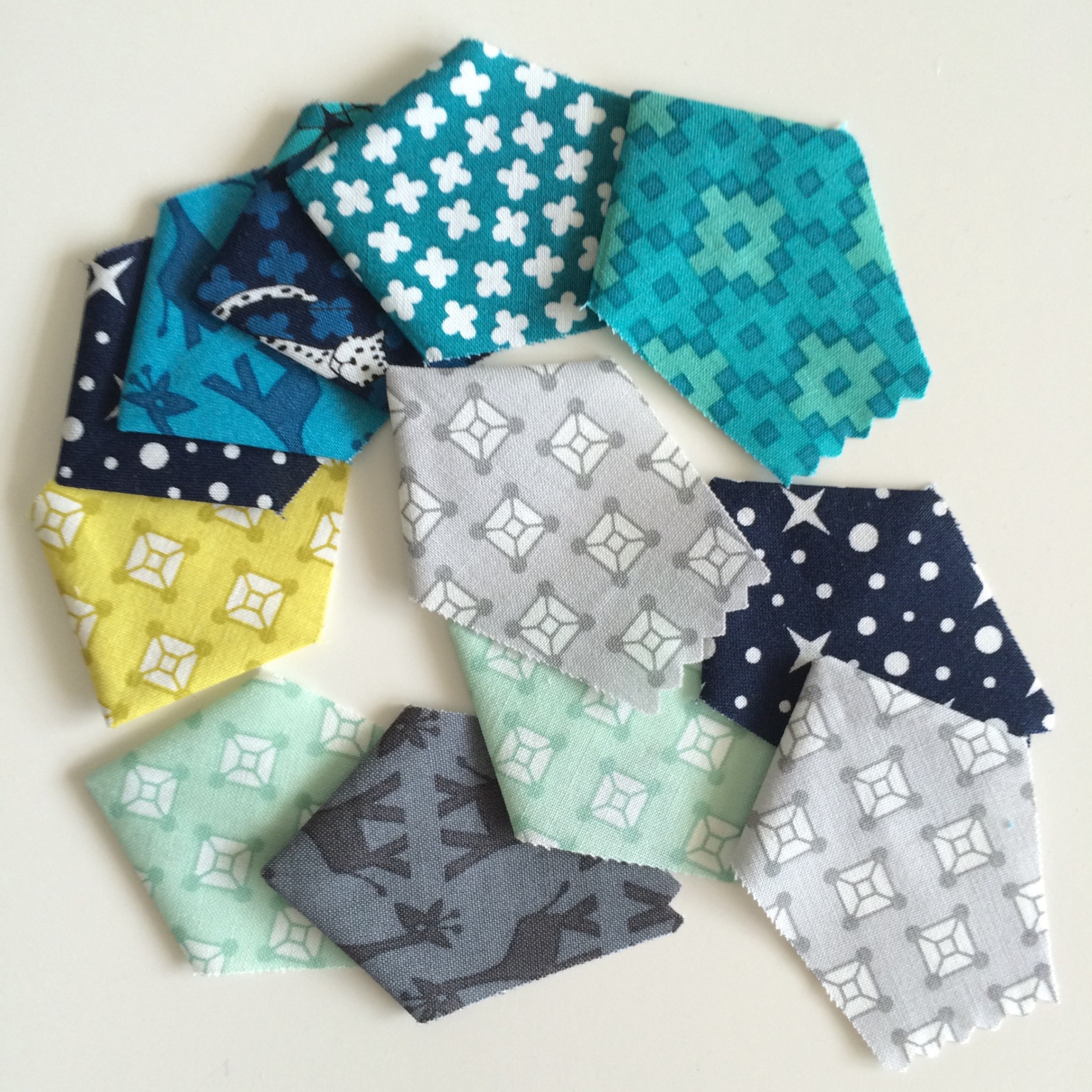 Dresden wedge shapes for DIY pin cushion.