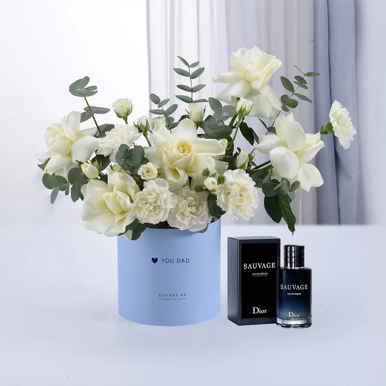 Ethereal white rose combo
