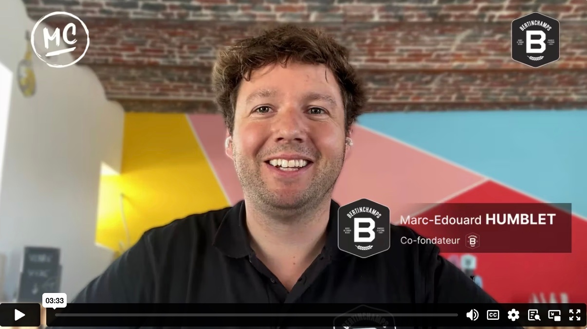 Infographic of Maisons Clothes × Bertinchamps testimonial