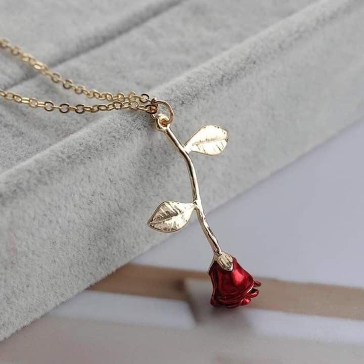 Miss Jo Red Rose Pendant