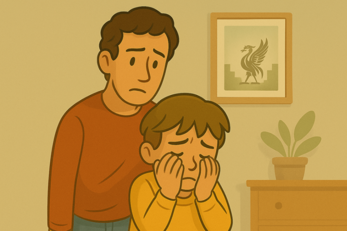 Set in a home environment, this image represents early signs that may indicate the need for specialised behaviour support in children.