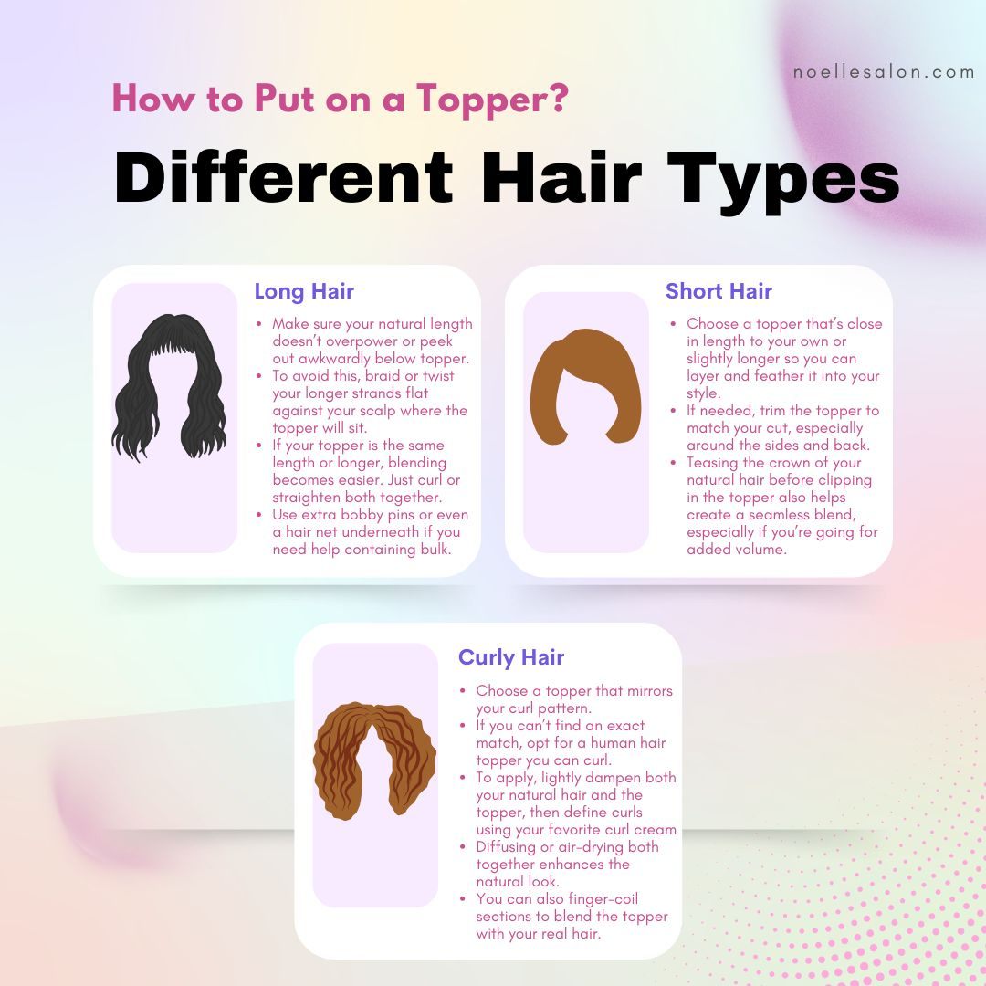 Infographic - Common Mistakes to Avoid While Putting a Hair Topper