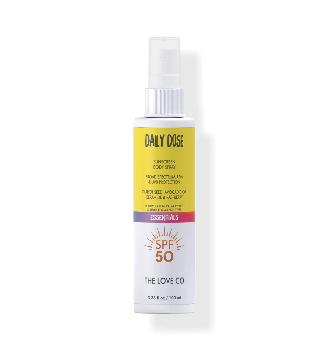 sunscreen body spray