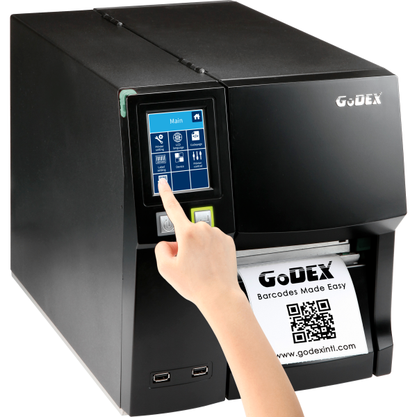 Godex ZX1200 with large lcd screen