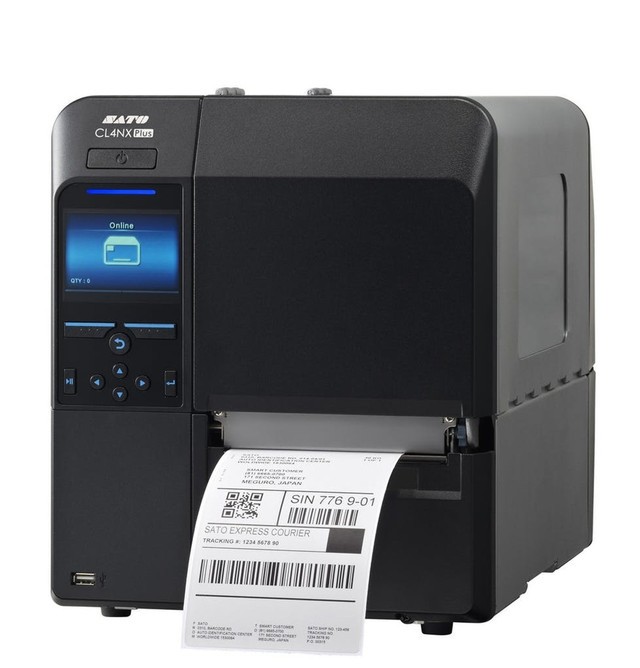 SATO WWCLP1001 CL4NX Plus 4”-wide Industrial Thermal Transfer Industrial Printer