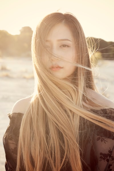 a woman with a Brazilian Blowout Keratin Treatment