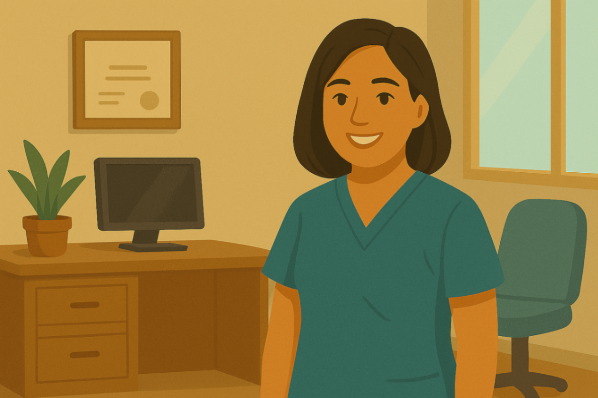 Friendly Behaviour Support Practitioner in Liverpool clinic welcoming families seeking specialised support.