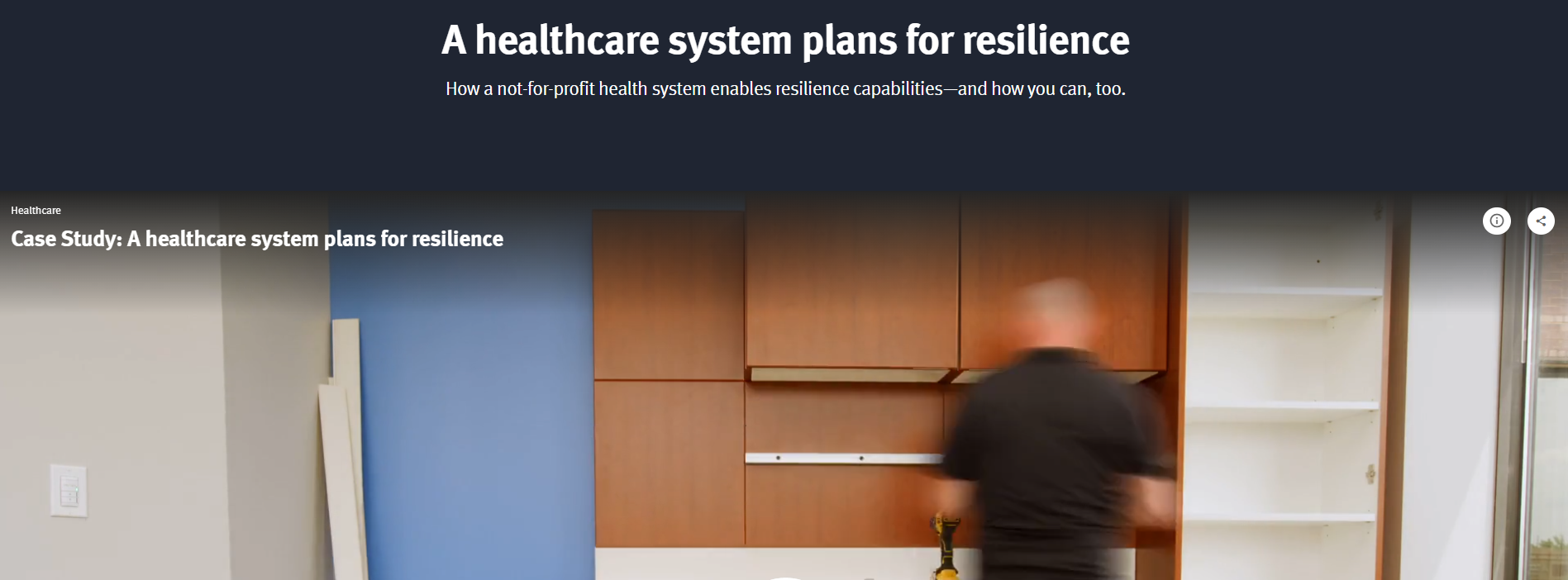 Screenshot of Herman Miller × Healthcare System