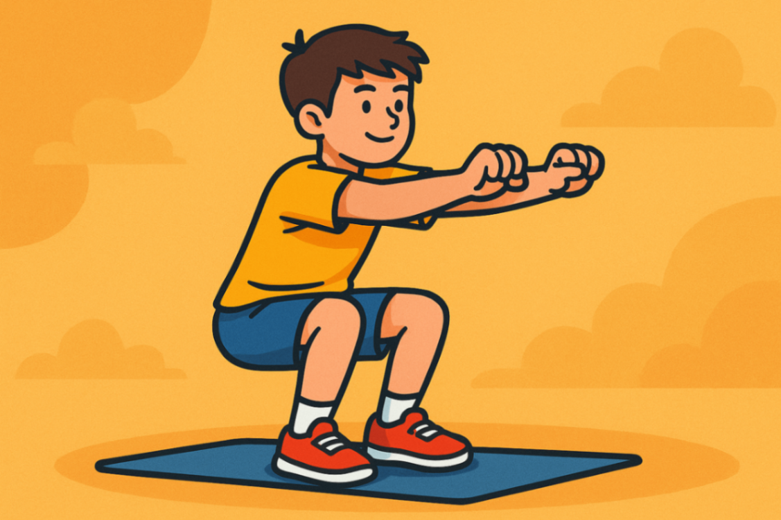 Teen participating in an exercise session guided by an accredited exercise physiologist.