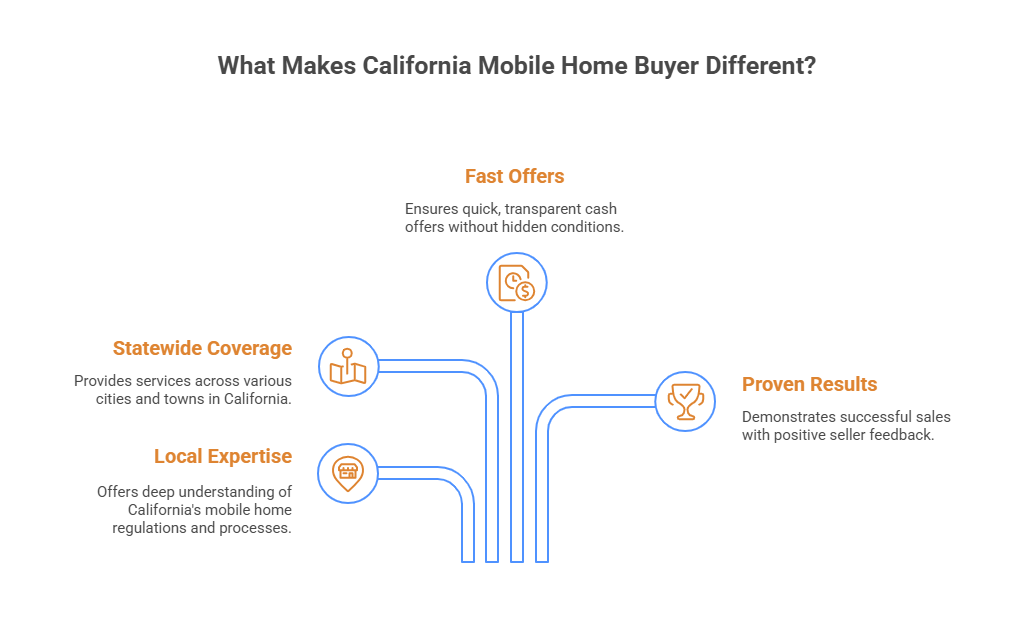 Infographic of What Makes California Mobile Home Buyer Different