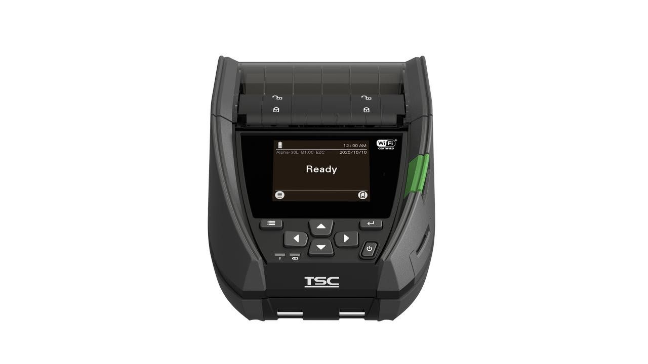 TSC A30L-A001-1001 | ALPHA-30L 3” Print Width Portable Label & Receipt Printer with Peeler WiFi + Bluetooth