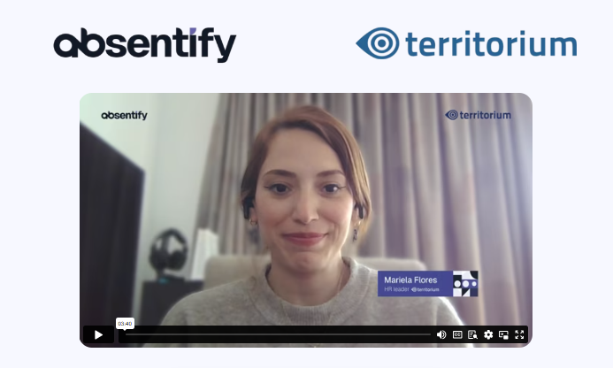 Screenshot of Absentify × Territorium case study