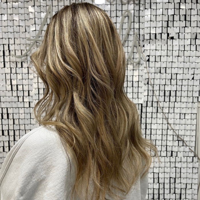 Synthetic Hair Wig done at Noelle salon.