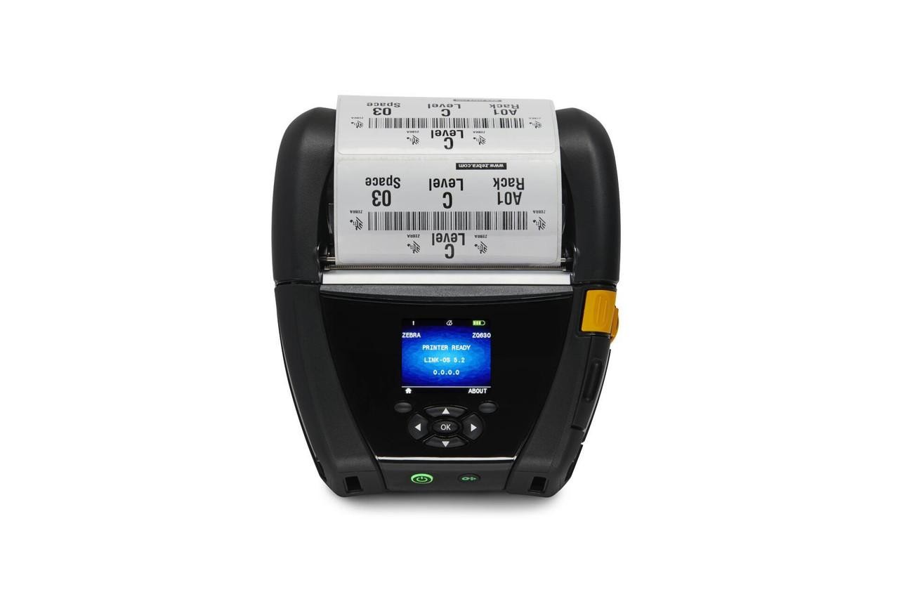 Zebra ZQ63-AUXA004-00 | ZQ630 Plus Mobile Label Printer w/ Wi-Fi 6 Dual Radio, 0.75