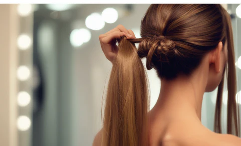 Ponytail hairstyle