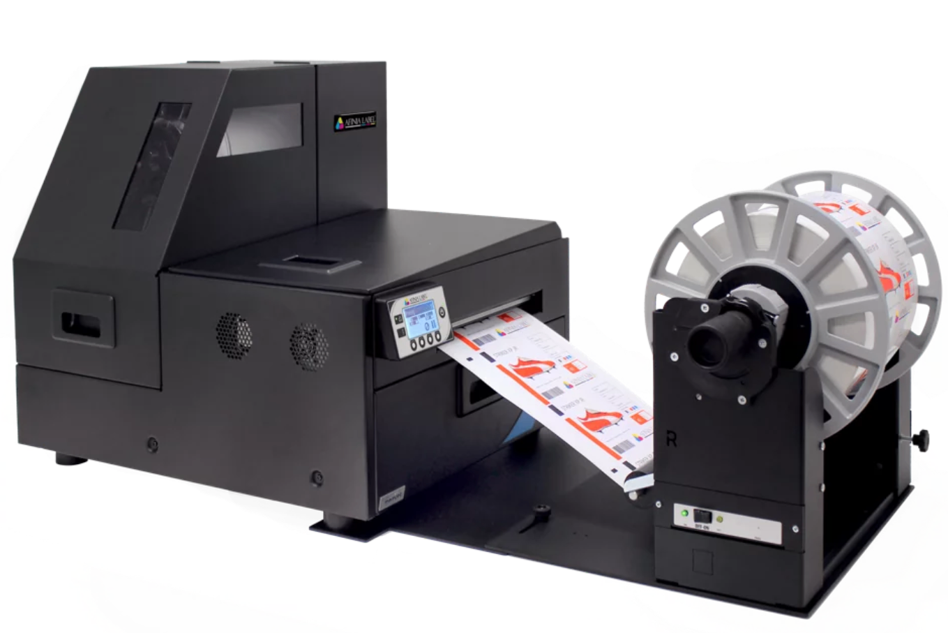 Afinia L801 with optional label rewinder