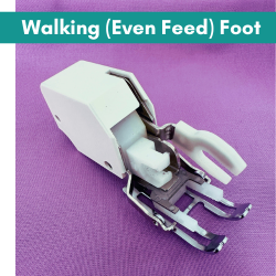 Walking foot or even feed foot