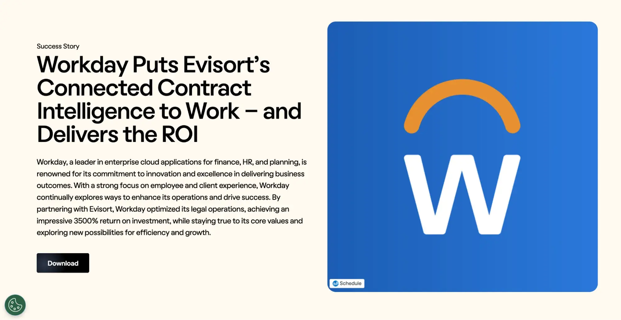 Screenshot of Workday × Evisort