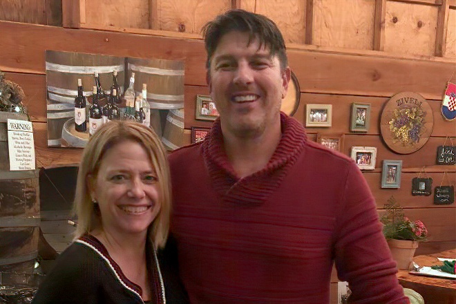 John and Rondi - winery owners 