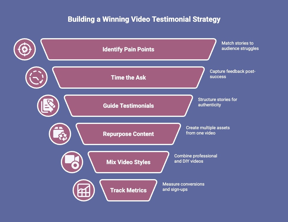 Infographic of How Can You Build a Winning Video Testimonial Strategy