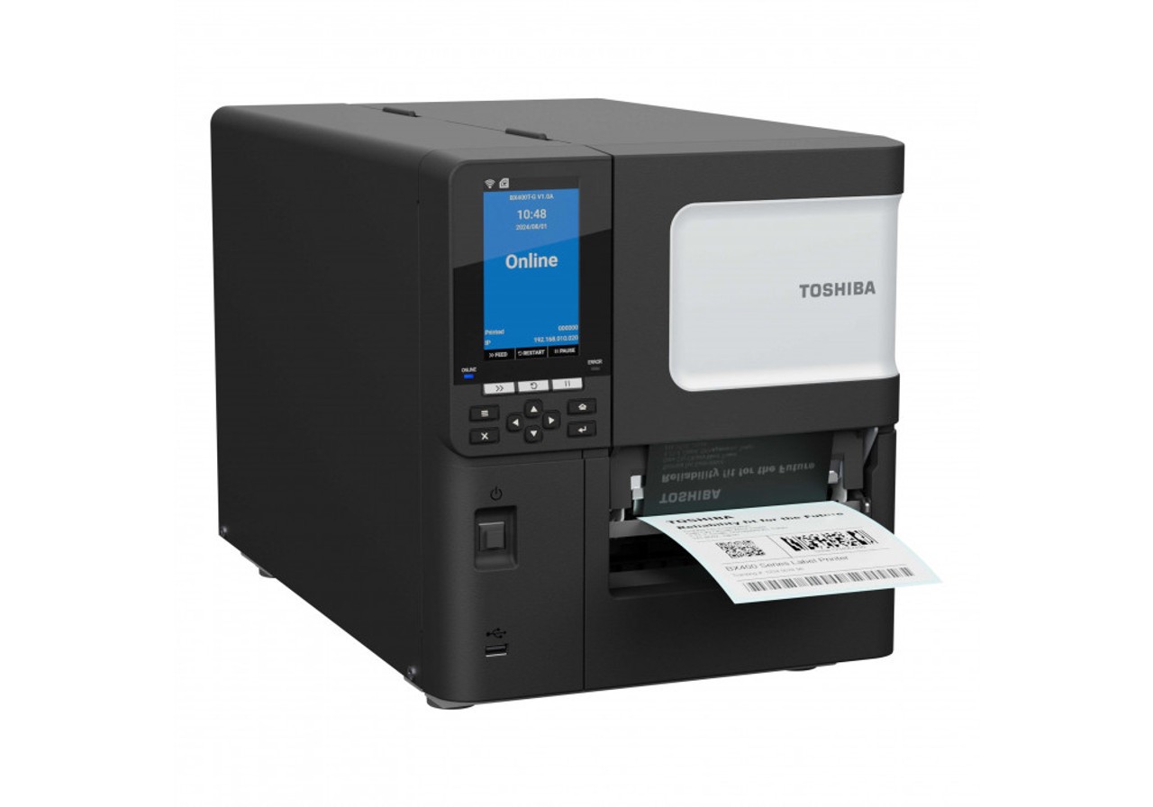 Toshiba Tec BX410T 305 dpi Near Edge Industrial Thermal Transfer Label Printer