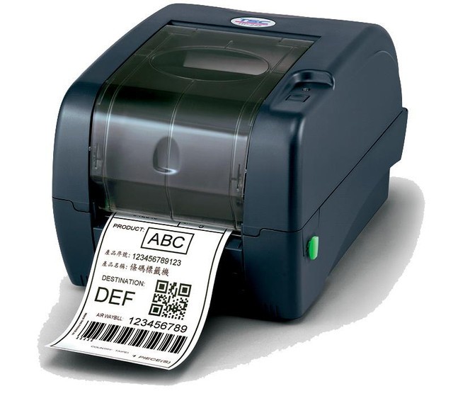 TSC TTP-247 thermal transfer label printer, 203 dpi, 7 ips, 3 ports - USB