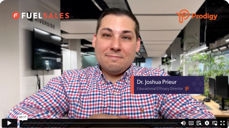 FuelSales & Prodigy Education testimonial screenshot